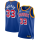 Men's Nike Golden State Warriors #33 James Wiseman Royal Badged Classic Edition Warriors Origins Swingman NBA Jersey