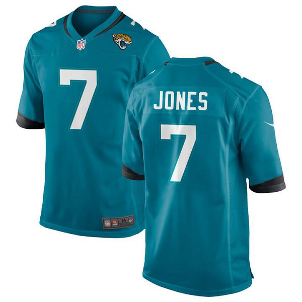 Youth Jacksonville Jaguars #7 Jaguars Zay Jones Nike Game Teal Jersey