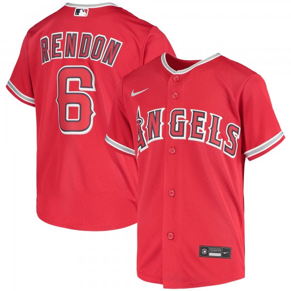 Youth Los Angeles Angels Anthony Rendon Nike Red Alternate Replica Player Jersey