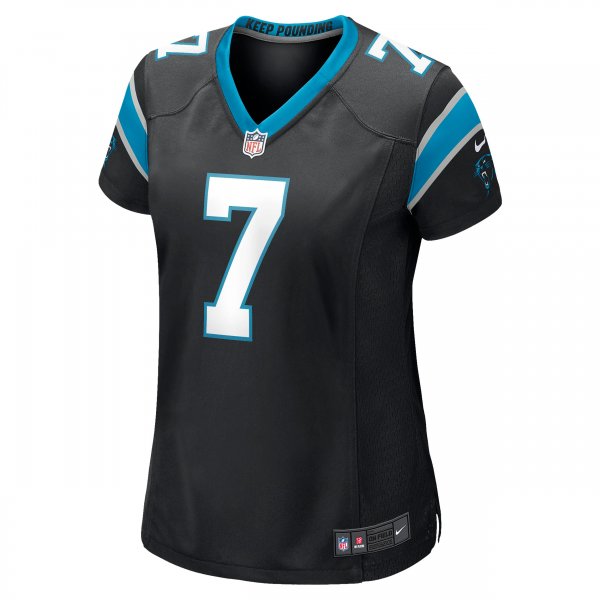 Women's Carolina Panthers Steve Beuerlein Nike Black Retired Player Jersey