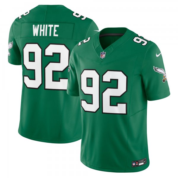 Men's Philadelphia Eagles Reggie White Nike Kelly Green Alternate Vapor F.U.S.E. Limited Jersey