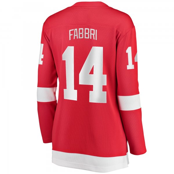 Women's Detroit Red Wings Robby Fabbri Fanatics Red Home Breakaway Player Jersey