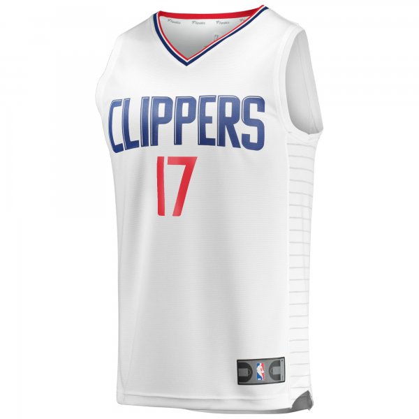 Youth LA Clippers PJ Tucker Fanatics White Fast Break Player Jersey - Association Edition