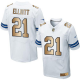 Nike Dallas Cowboys #21 Ezekiel Elliott White Men's Stitched NFL Elite Gold Jersey