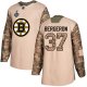 Boston Bruins #37 Patrice Bergeron Camo 2017 Veterans Day Stanley Cup Final Bound Stitched Adidas NHL Jersey