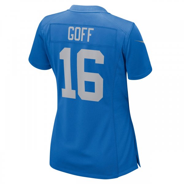 Women's Detroit Lions Jared Goff Nike Blue Game Player Jersey