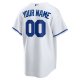 Youth Kansas City Royals Nike White Replica Custom Jersey