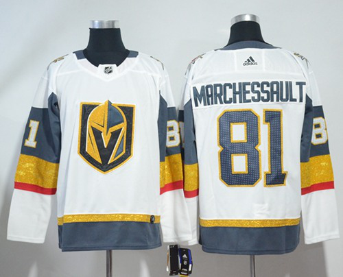 Adidas Vegas Golden Knights #81 Jonathan Marchessault White Road Stitched NHL Jersey