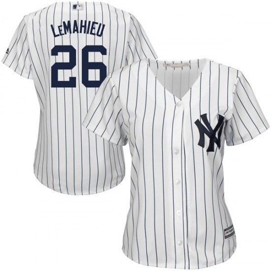 Women's New York Yankees #26 DJ LeMahieu Green Salute to Service by Majestic MLB Jersey