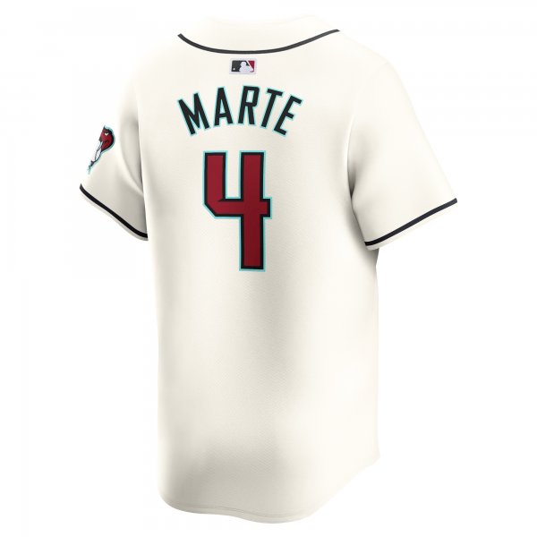 Men's Arizona Diamondbacks Ketel Marte Nike White Home Limited Player Jersey