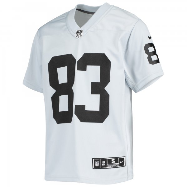 Youth Las Vegas Raiders Darren Waller Nike Silver Inverted Team Game Jersey