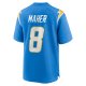 Men's Los Angeles Chargers Brett Maher Nike  Powder Blue Team Game Jersey