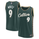 Men's Boston Celtics #9 Derrick White City Edition 2022/23 Fastbreak Kelly Green Jersey