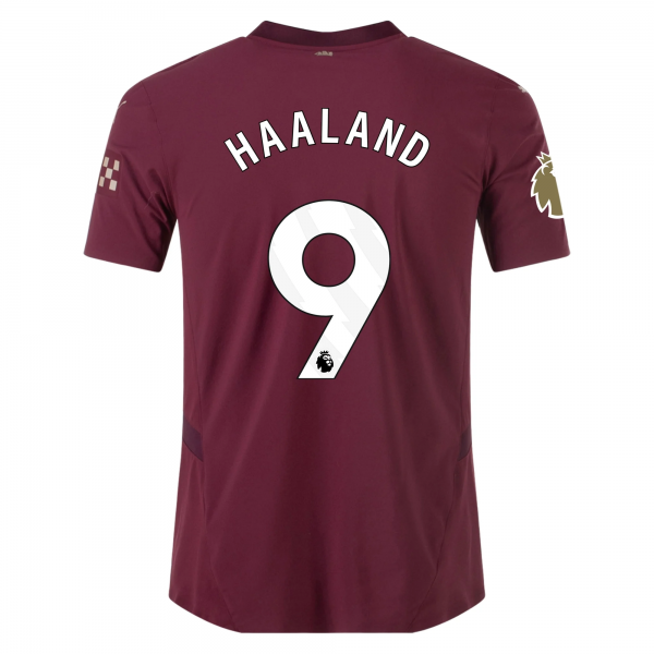 Puma Manchester City Erling Haaland Third Jersey w/ EPL + Club World Cup Patch 24/25 (Dark Jasper)