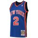 Men's New York Knicks Larry Johnson Mitchell & Ness Blue 1998/99 Hardwood Classics Swingman Jersey