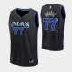 Youth Dallas Mavericks #77 Luka Doncic City Edition 2023-24 Jersey - Black