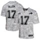 Youth Buffalo Bills #17 Josh Allen Nike Arctic Camo 2024 Salute to Service Game Jersey