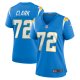 Women's Los Angeles Chargers Jerrod Clark Nike  Powder Blue Team Game Jersey