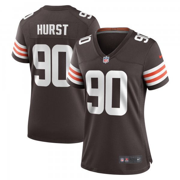 Women's Cleveland Browns Maurice Hurst Nike Brown Nike Women's All Player Jersey