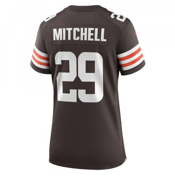 Women's Cleveland Browns Cameron Mitchell Nike  Brown Team Game Jersey