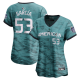 Women's American League #53 Adolis Garcia Nike Teal 2023 MLB All-Star Game Cool Base Jersey