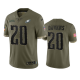 Philadelphia Eagles Brian Dawkins Olive 2022 Salute To Service Limited Jersey #20