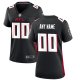 Women's Nike Atlanta Falcons Black Custom Game Jersey