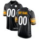 Men's Pittsburgh Steelers Nike Black Custom Game Jersey