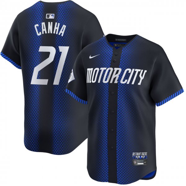 Men's Detroit Tigers #21 Mark Canha City Connect Limited Jersey