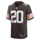 Men's Cleveland Browns Pierre Strong Jr. Nike  Brown Team Game Jersey