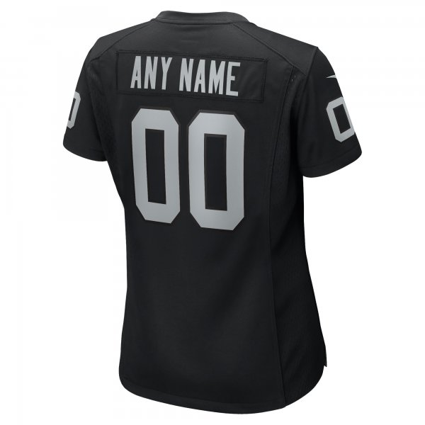 Women's Nike Black Las Vegas Raiders Custom Game Jersey