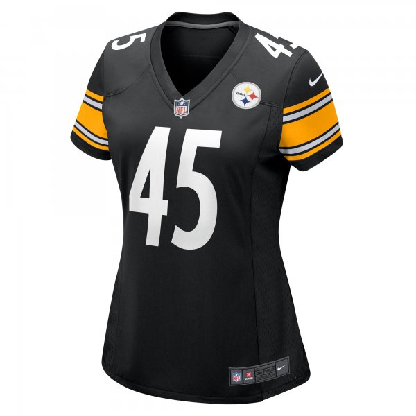 Women's Pittsburgh Steelers Jack Colletto Nike  Black  Game Jersey