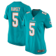 Women's Miami Dolphins #5 Jalen Ramsey Nike Aqua Limited Jersey