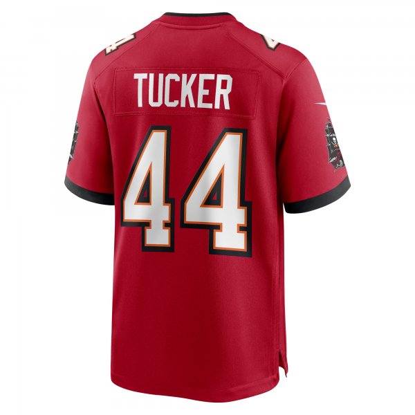 Men's Tampa Bay Buccaneers Sean Tucker Nike  Red  Game Jersey