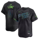 Men's Tampa Bay Rays #8 Brandon Lowe Nike Charcoal 2024 City Connect Limited MLB Jersey