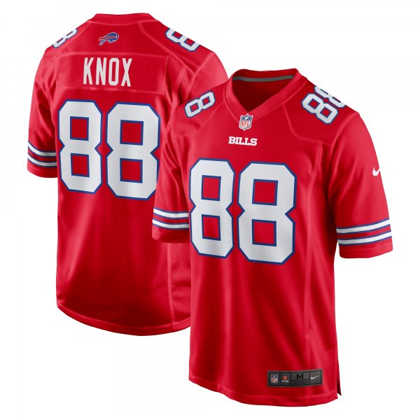 Men's Buffalo Bills Dawson Knox Nike Red Alternate Game Jersey