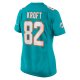 Women's Miami Dolphins Tyler Kroft Nike  Aqua Team Game Jersey