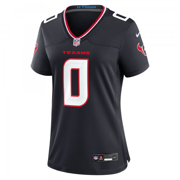 Women's Houston Texans Azeez Al-Shaair Nike  Navy Team Game Jersey