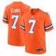 Men's Denver Broncos #7 John Elway Nike Orange Mile High Collection 1977 Throwback Retired Player Jersey