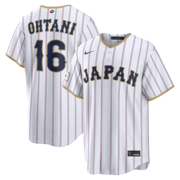 Men's Japan Baseball Shohei Ohtani Nike White 2026 World Baseball Classic Home Stadium Jersey