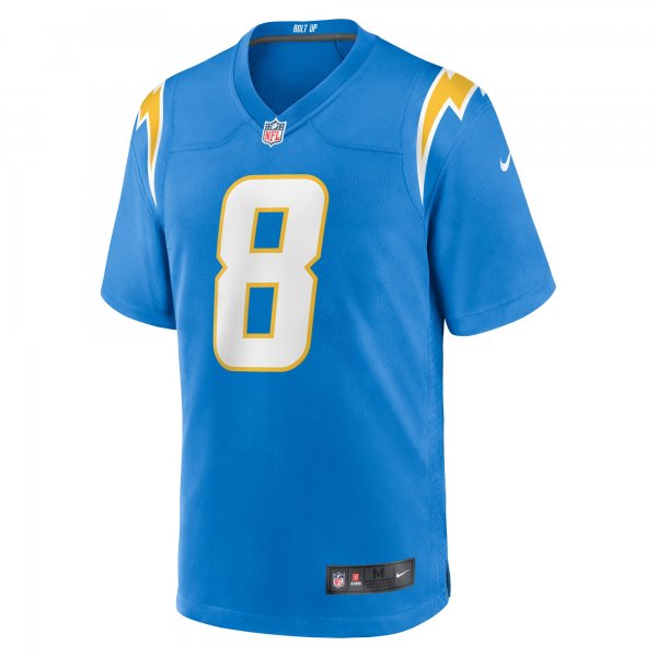 Men's Los Angeles Chargers Brett Maher Nike  Powder Blue Team Game Jersey