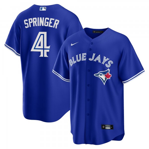 Men's Toronto Blue Jays George Springer Nike Royal Alternate Replica Player Jersey