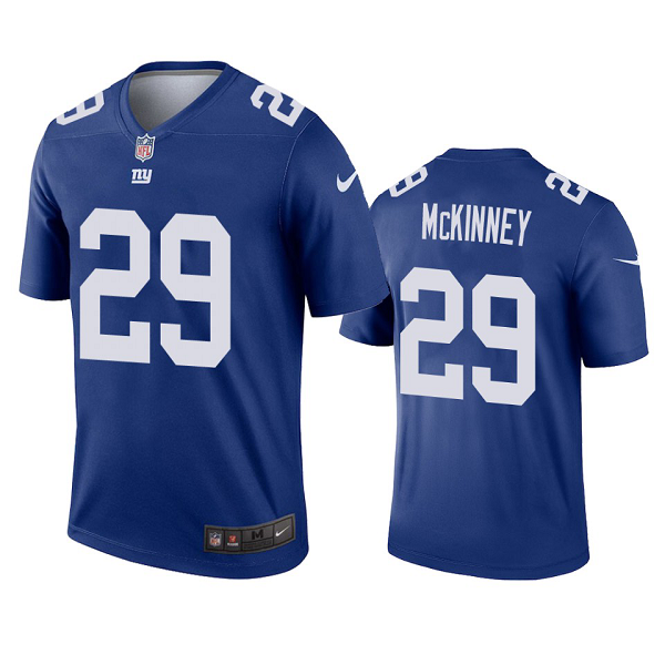 New York Giants #29 Xavier McKinney Royal Legend Men's Jersey