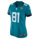 Women's Jacksonville Jaguars R. Jay Soward Nike Teal Retired Player Team Game Jersey