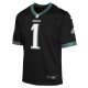 Youth Philadelphia Eagles Jalen Hurts Nike Black Game Jersey