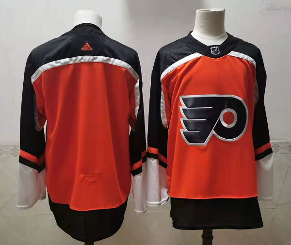 Men's Philadelphia Flyers Blank Orange Adidas 2020-21 Stitched NHL Jersey