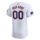 Men's New York Mets Nike White Home Elite Custom Patch Jersey