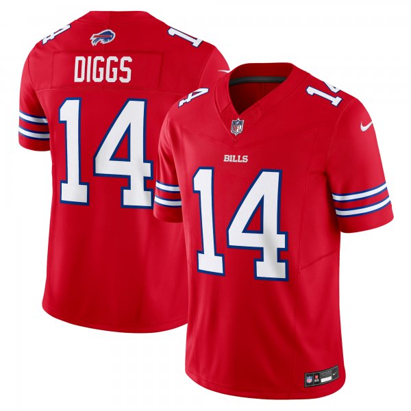 Men's Buffalo Bills Stefon Diggs Nike Red Vapor F.U.S.E. Limited Jersey