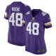 Women's Minnesota Vikings Quincy Roche Nike  Purple Team Game Jersey