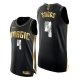 Men's Orlando Magic #4 Jalen Suggs Golden Edition Black Jersey